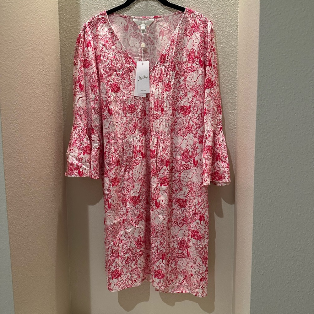 Lilly Pulitzer Raspberry Rouge Tunic